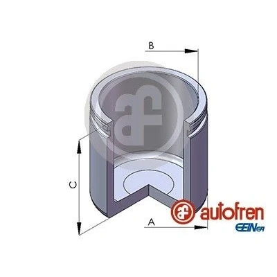 Billede af AUTOFREN SEINSA D02576 Stempel, bremsekaliper 60 foraksel TRW VOLKSWAGEN: TRANSPORTER 3 Bus, MERCEDES BENZ: B klasse, RENAULT: Scénic 1