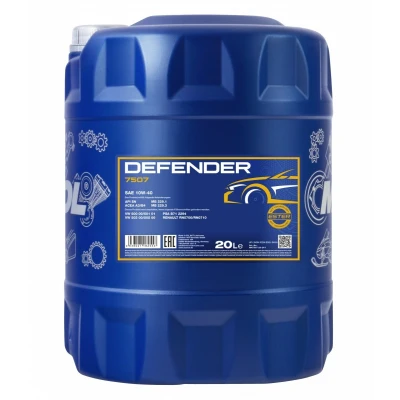 Billede af Mannol Defender 10W 40 20l Motorolie MN7507 20 VOLVO: V70 I, CITROËN: 2CV Sedan, TOYOTA: Yaris III Hatchback