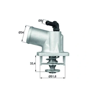 Billede af MAHLE ORIGINAL TI 54 92D Termostat 92 med pakning OPEL: Zafira B, Vectra C Sedan, Astra G Caravan