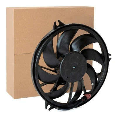 Billede af NRF 47323 Køleventilator 390 12 250 uden kølerventilatorramme (karm) PEUGEOT: 206 Hatchback, 206+ Hatchback