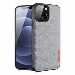 Billede af DUX DUCIS Fino iPhone 13 6,1&quot; cover med vævet overflade grå