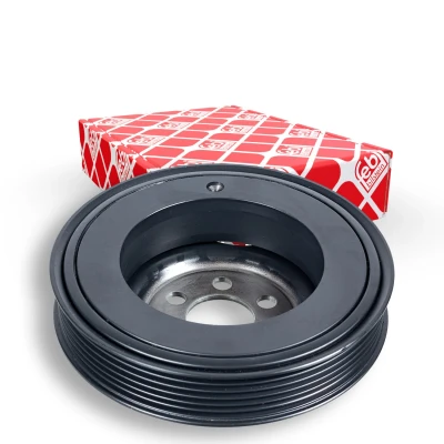 Billede af FEBI BILSTEIN 32191 Remskive Krumtapaksel 6PK 143 5 til krumtap AUDI: A4 B6/B7 Cabriolet, A6 C6 Avant, Sedan, VOLKSWAGEN: GOLF 6, Scirocco III
