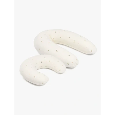 Billede af Doomoo Amme &amp; Graviditetspude 2 i 1, Quilt Creme Blomma