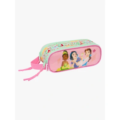 Billede af Dobbelt carry all Disney Princess Bloom Grøn Pink 21 x 8 6 cm