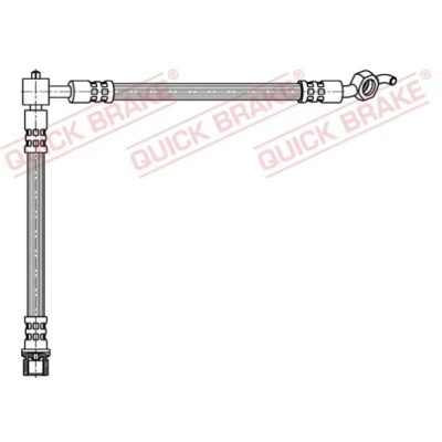 Billede af QUICK BRAKE 58.814 Bremseslange 592 TOYOTA: Yaris I Hatchback, Verso