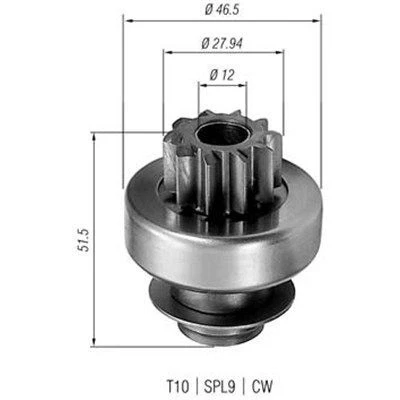 Billede af MAGNETI MARELLI 940113020227 Spidshjul, starter