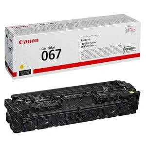 Billede af Canon 067 gul toner 1.250 sider 5099C002 original