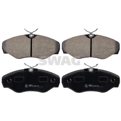 Billede af SWAG 60 91 6473 Bremseklodser foraksel Ekskl. slidadvarselskontakt RENAULT: CLIO 2, TRAFIC 2 Bus, Kasten, OPEL: Vivaro A Combi, Van