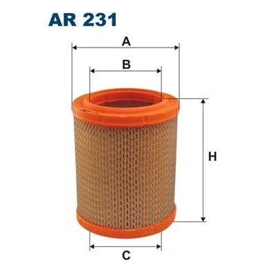 Billede af FILTRON AR 231 Luftfilter 161 131 Filterindsats FIAT: X 1/9, Uno Hatchback, Panda I Hatchback