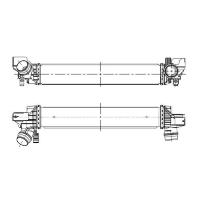 Billede af NRF 309115 Intercooler Aluminium