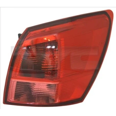 Billede af TYC 11 12115 01 9 Baglygter højre ydre del uden lampeholder NISSAN: Qashqai / Qashqai+2 I