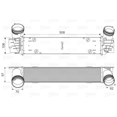 Billede af VALEO 818594 Intercooler uden EGR ventil BMW: 1 Hatchback