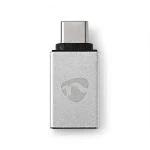 Billede af USB adapter 3.1 Type C Han A Hun 5 Gbps Nikkelplateret Sølv Cover Window Box