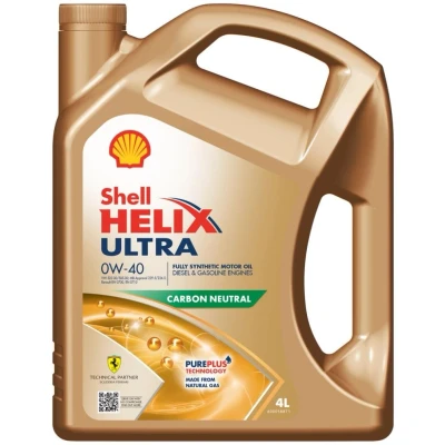 Billede af Shell Helix Ultra 0W 40 4l Motorolie 550065927 VOLKSWAGEN: up! Hatchback, Golf 4, Polo V AUDI: A4 B8 Avant, A6 C7 A3 Sportback