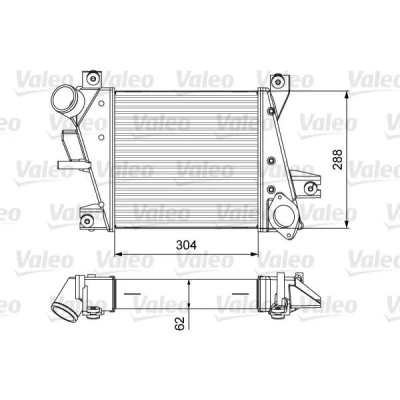 Billede af VALEO 818360 Intercooler uden EGR ventil