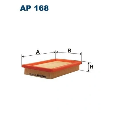 Billede af FILTRON AP 168 Luftfilter 40 158 240 Filterindsats MAZDA: 323 F 6, Premacy, P V Hatchback