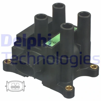 Billede af DELPHI CE20042 12B1 Tændspole 3 12 Tilslutningsudførelse SAE FORD: MONDEO Stufenheck, FIESTA 5, Kombi