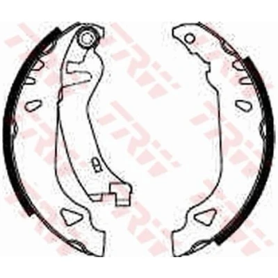 Billede af TRW GS8269 Bremsebakker 180 32 BENDIX FIAT: Punto I Hatchback, Uno Hatchback