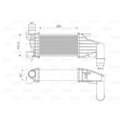 Billede af VALEO 818555 Intercooler uden EGR ventil