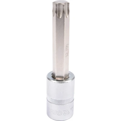 Billede af YATO YT 04328 Skraldenøgleindsats (Hexagon) 1/2tommer 3120 T60 Krom vanadium stål Torx