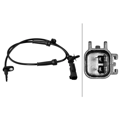 Billede af HELLA 6PU 358 217 191 ABS Sensor med holder Hall princip 2 740