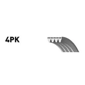Billede af SNR CA4PK775 Kileribberem 775 4 HYUNDAI: Getz, Atos, HONDA: CRX 3, CIVIC 6 Stufenheck, Hatchback, CHEVROLET: Aveo Hatchback