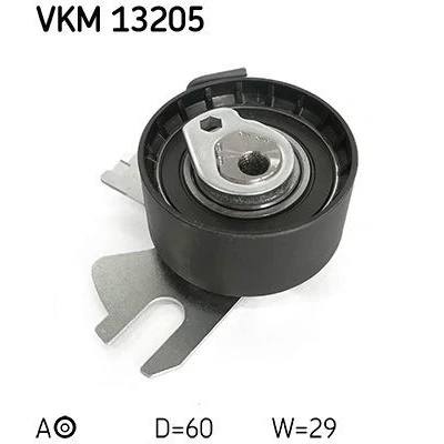 Billede af SKF VKM 13205 Strammehjul, tandrem FORD: FOCUS 3 Turnier, CITROËN: C5 3, PEUGEOT: 407 Sedan