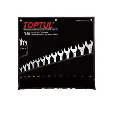 Billede af TOPTUL GPBX1601 Ring / gaffelnøglesæt 16
