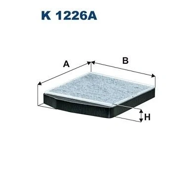 Billede af FILTRON K 1226A Kabinefilter Aktivkulfilter 278 250 38 VOLVO: V70 2, S60 I, XC90 I