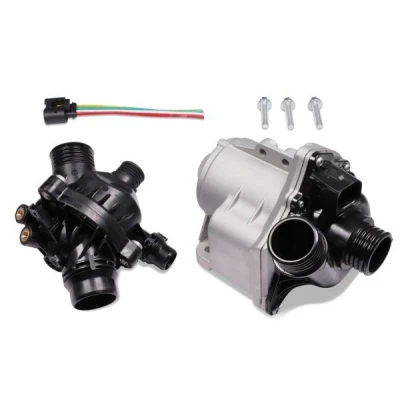 Billede af HEPU P494 TH Vandpumpe uden pakninger med skruer, termostat elektrisk BMW: 3 Coupe, Touring, 5 Touring