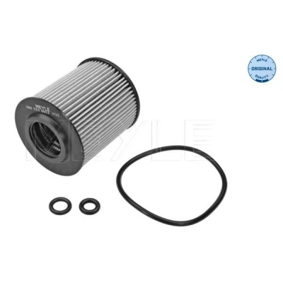 Billede af MEYLE 100 322 0012 Oliefilter ORIGINAL Quality med pakninger Filterindsats SKODA: Fabia 2, Roomster, VOLKSWAGEN: Polo V Hatchback, SEAT: Ibiza 4 ST