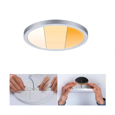 Billede af Paulmann panel Areo dim to warm rund krom 17,5 cm