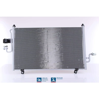 Billede af NISSENS 94455 Kondensator uden tørrer Aluminium 645 R 134a