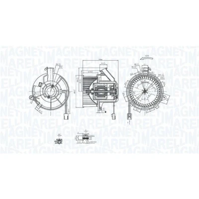 Billede af MAGNETI MARELLI 069412290010 El motor, kabineventilator 12
