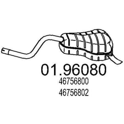 Billede af MTS 01.96080 Lydpotte 1000 FIAT: Punto II Hatchback