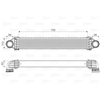 Billede af VALEO 818806 Intercooler Aluminium