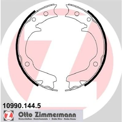 Billede af ZIMMERMANN 10990.144.5 Håndbremseklodser Billede svarer til leveringsomfang