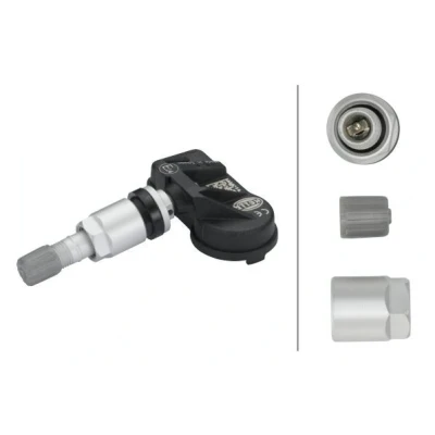 Billede af HELLA 6PP 358 139 471 Hjulsensor, dæktrykkontrolsystem Styrebox/Software skal læres/opdateres. MERCEDES BENZ: C klasse T modell, E modell