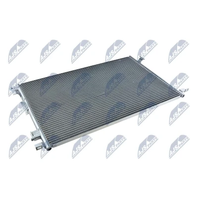 Billede af NTY CCS PL 011 Kondensator uden tørrer Aluminium OPEL: Vectra C CC, Caravan, SAAB: 9 3 Stationcar, FIAT: Croma II Stationcar