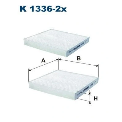 Billede af FILTRON K 1336 2x Kabinefilter Partikelfilter 189 187 25 BMW: X3, X4