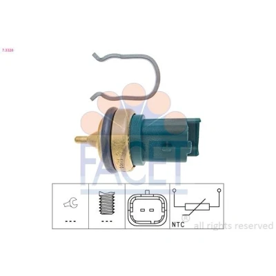 Billede af FACET 7.3328 Sensor, kølevæsketemp. Made in Italy OE Equivalent MINI: Cabriolet, PEUGEOT: 207 Hatchback