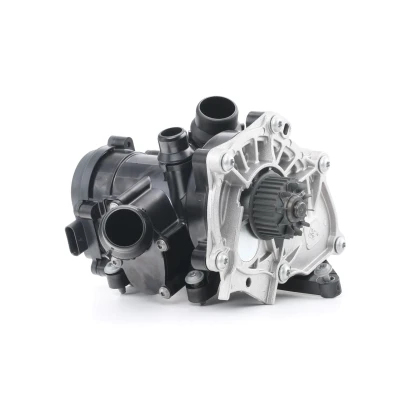 Billede af INA 538 0360 10 vandpumpe med remskive pakning, termostyringsmodul hus til tandremsdrift VOLKSWAGEN: Polo V Hatchback