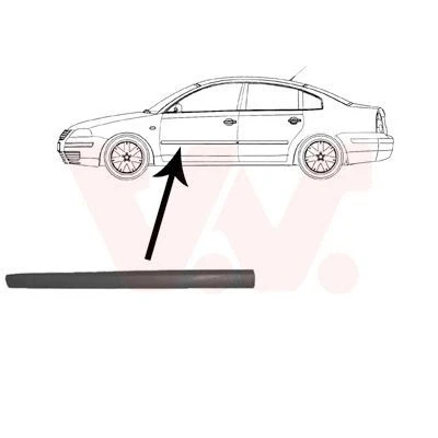 Billede af VAN WEZEL 5836423 Stødliste VOLKSWAGEN: Passat B5 GP Variant, Sedan