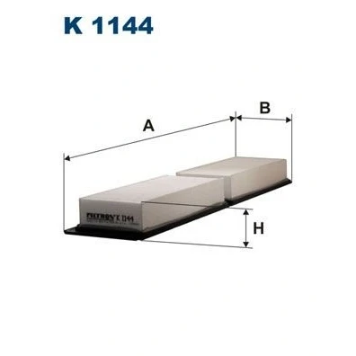 Billede af FILTRON K 1144 Kabinefilter Partikelfilter 438 99 39