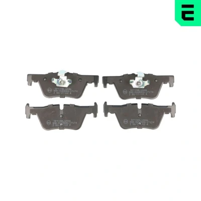 Billede af OPTIMAL BP 12586 Bremseklodser bagaksel Forberedt til slidindikator, Ekskl. slidadvarselskontakt BMW: 3 Touring, 1 Hatchback, Sedan