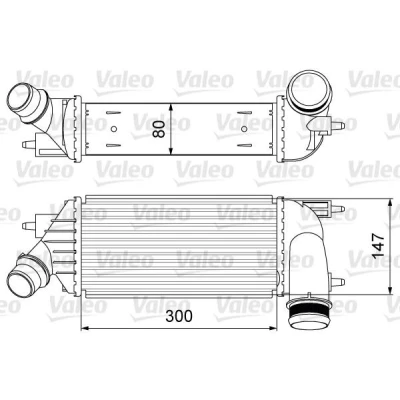 Billede af VALEO 818583 Intercooler uden EGR ventil FIAT: Scudo II Van