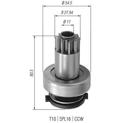 Billede af MAGNETI MARELLI 940113020308 Spidshjul, starter