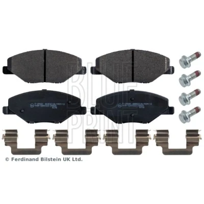 Billede af BLUE PRINT ADBP420007 Bremseklodser foraksel med befæstelsesmateriale SKODA: Fabia 2, Rapid Hatchback, Spaceback, VOLKSWAGEN: Polo V Hatchback