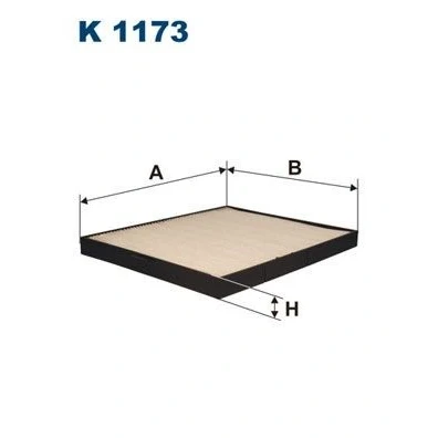 Billede af FILTRON K 1173 Kabinefilter Partikelfilter 264 226 21