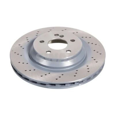 Billede af SWAG Bremseskive MERCEDES BENZ: SL Cabriolet bagaksel 26mm 5 hul 112mm perforeret/indv. ventileret coatet højkarboniseret 10 94 3876 2304230912